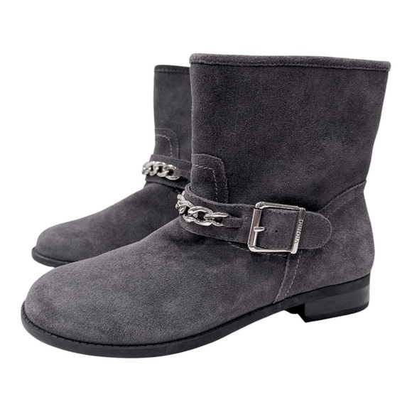 Vionic Crescent Gray Suede Moto Ankle Boots Size 7.5 - Picture 14 of 14